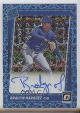 2021 Donruss Optic Carolina Blue Velocity Prizm 58/75 Brailyn Marquez Auto 2o7
