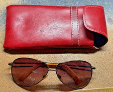 Vintage COLE HAAN men women sunglasses BRONZE AVIATOR style C669 51 61/11-135