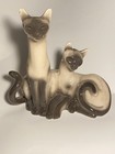 Vintage Mcm Siamese Cat Lamp
