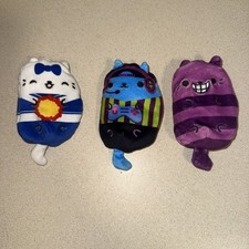 Cats VS Pickles Bean Bag Plush Lot Of 3 Small