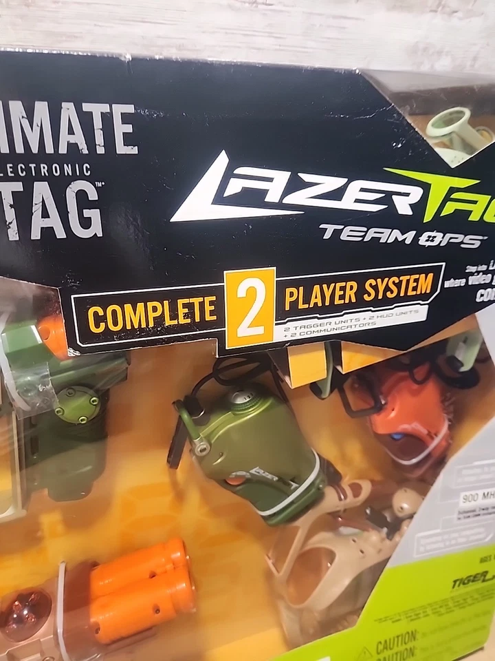 RARO NUEVO EN CAJA 2005 TIGER ELECTRONICS ETIQUETA LÁSER PARA DOS EN CAJA ORIGINAL HASBRO Foto 3 de 4