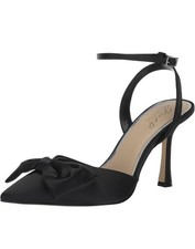 Jewel Badgley Mischka Yanna Satin Stiletto with Bow - Size 6 US