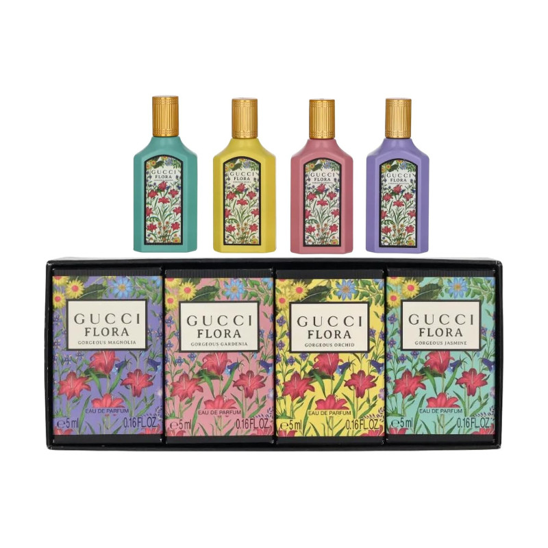 Gucci Flora Mini Set Eau de Parfum Spray Women 5ml x 4