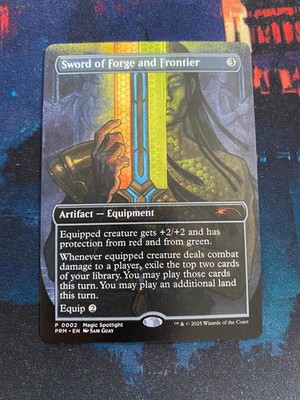 MTG Spotlight Series Sword of Forge and Frontier Borderless