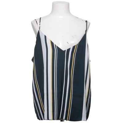Weekday, Tank­top, Größe: L, AMBER AOP TANK, Schwarz/Weiß/Gelb, Polyester #xWc