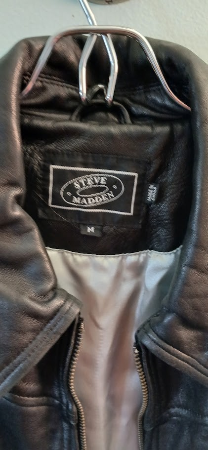 Steve Madden Leather Jacket Medium - image 5