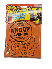 ONE Classic WHOOPEE WHOOPI CUSHION 6" x 9" farting Orange Gassy Gag Joke NEW