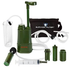 Survivor Filter PRO Extender Series - Portable Water Filter Pump with Extra