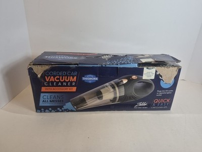 THISWORX TWC-01 106W 12V Handheld Bagless Portable Vacuum Cleaner - Black