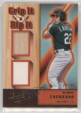 2019 Panini Leather & Lumber Grip It-N-Rip It Gold 28/49 Ramon Laureano 1dm4