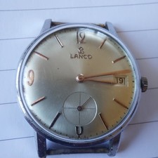 Orologio LANCO MOD. 631 vintage funzionante c. manuale mm 37 DA COLLEZIONE