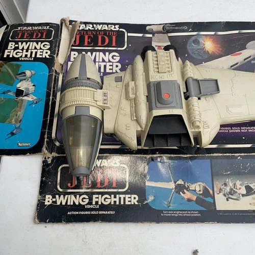 STAR WARS 1984 Vintage Return of the Jedi - B-Wing Fighter Vehicle (Kenner)