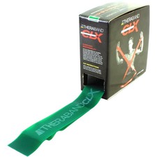THERABAND CLX Resistance Band with Loops Green Home Exercise Portable Gym