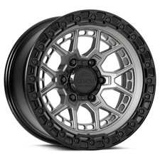 20x10 Lock Commando Matte Grey W Matte Black Ring Wheels 8x170 -18mm Set Of 4 20x10 Lock Commando Matte Grey W Matte Black Ring Wheels 8x170 -18mm Set Of 4