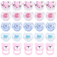 20pc Magnetic Pacifiers for Realistic Reborn Baby Dolls Kit DIY Supply Accessory