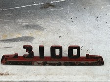 Vintage Chevy 3100 Hood Emblem Badge Oem C10 C20 C30 Pickup Truck Metal Oem