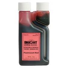 Kingscote 506250-Rf4 Leak Detection Dye, Red Fluorescent,  4 Oz