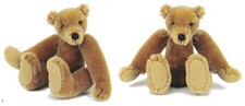 Teddy Bear Toy Sewing Pattern Jointed  15cm  6 inches Lucian Alison Plant