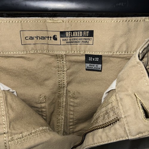 Carhartt Mens Pants (32x32) Relaxed Fit Beige - Picture 2 of 6