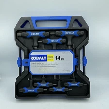 Kobalt T-Handle Hex Key Tool Set - 14 Pc SAE/Metric - #0759896 - New