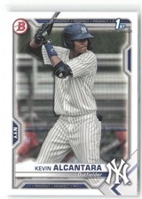 2021 Bowman Baseball Kevin Alcantara #BP-97 1st Prospect New York Yankees