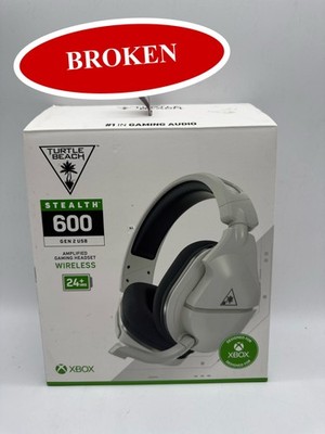 (BROKEN) Turtle Beach Stealth 600 Gen 2 USB Wireless Gaming Headset White