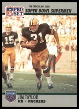 1990-91 Pro Set Super Bowl XXV | Jim Taylor #132 Green Bay Packers