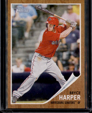 2011 Topps Heritage Bryce Harper #16 Rookie Baseball Card Mint. rookie card picture