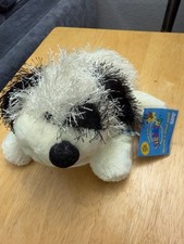 Webkinz Black  White Cheeky Dog HM192 Plush   Brand New with Sealed Tag Code