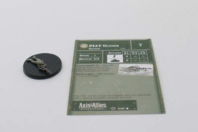 Axis & Allies  Base Set 2 II PIAT Gunner 17/45