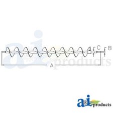 A-86501034 For Ford Combine Auger Lower Clean Grain TR89; TR95; TR96; TR97; TR98