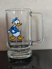 Vintage  Disney Heavy Glass Mug  Donald Duck   — photo 1