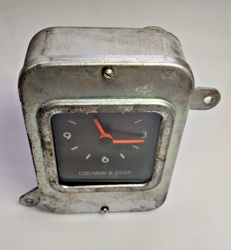 Antique car clock AChV 3, GAZ - 24 Volga Quartz 1970-80 USSR - Bild 11 von 14