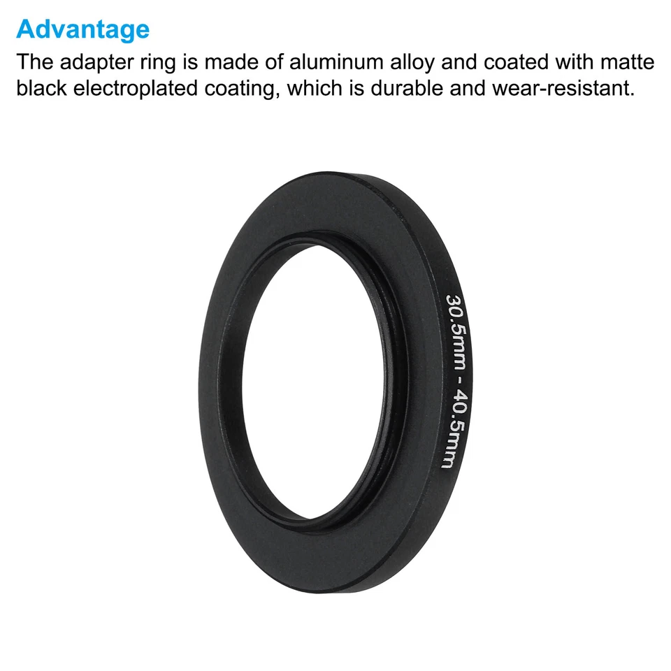 30.5mm-40.5mm Step Up Ring Camera Lens Filter Adapter Ring Filter with Cloth - Image 4 of 4