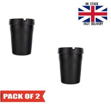 2 x Butt Bucket Extinguishing Ashtray,Patios,Outdoor Bar Pub Car Plastic Ashtray