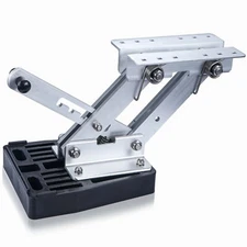 Aluminum 2 Strokes Kicker Outboard Motor Bracket Heavy Duty for Marine Boat