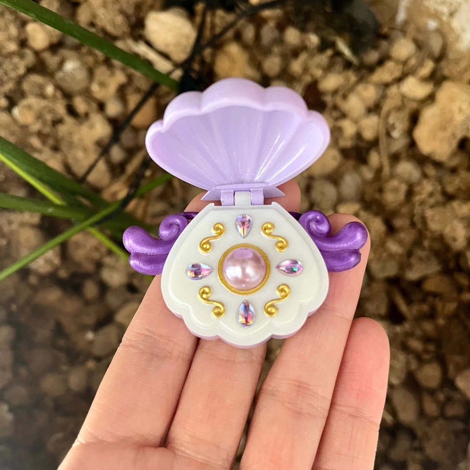 Openable Sea Shell Pendant Mermaid Melody Pichi Pichi Pitch Necklace New Style - Image 3 of 4