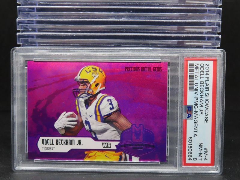 Odell Beckham Jr. Flair Showcase Metal Universe #M4 Precious Metal Gems Magenta