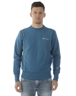 SWEATSHIRT HOODIE CHAMPION MEN Tg. XXL 214032 BS092 CELESTE