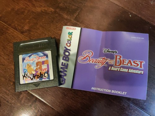 Beauty and the Beast a Board Game Adventure Nintendo Game Boy Color w ...