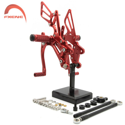 For Honda CNC Adjustable Rearsets Kit Foot Pegs CBR600RR 2003 2004 2005 2006