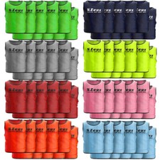 Zeus Męska dziecięca piłka nożna 10-pak Trening Koszula z markowaniem Odzież zespołowa Bodychen