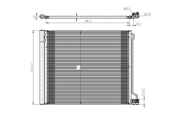 Kondensator, Klimaanlage FüR BMW X5 (E70,F15,F85) X6 (E71,E72) (F16,F86)-image