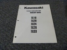 Kawasaki TG18 2 Tempi Raffreddato ad Aria Motore Benzina Officina Manuale Riparazione xz