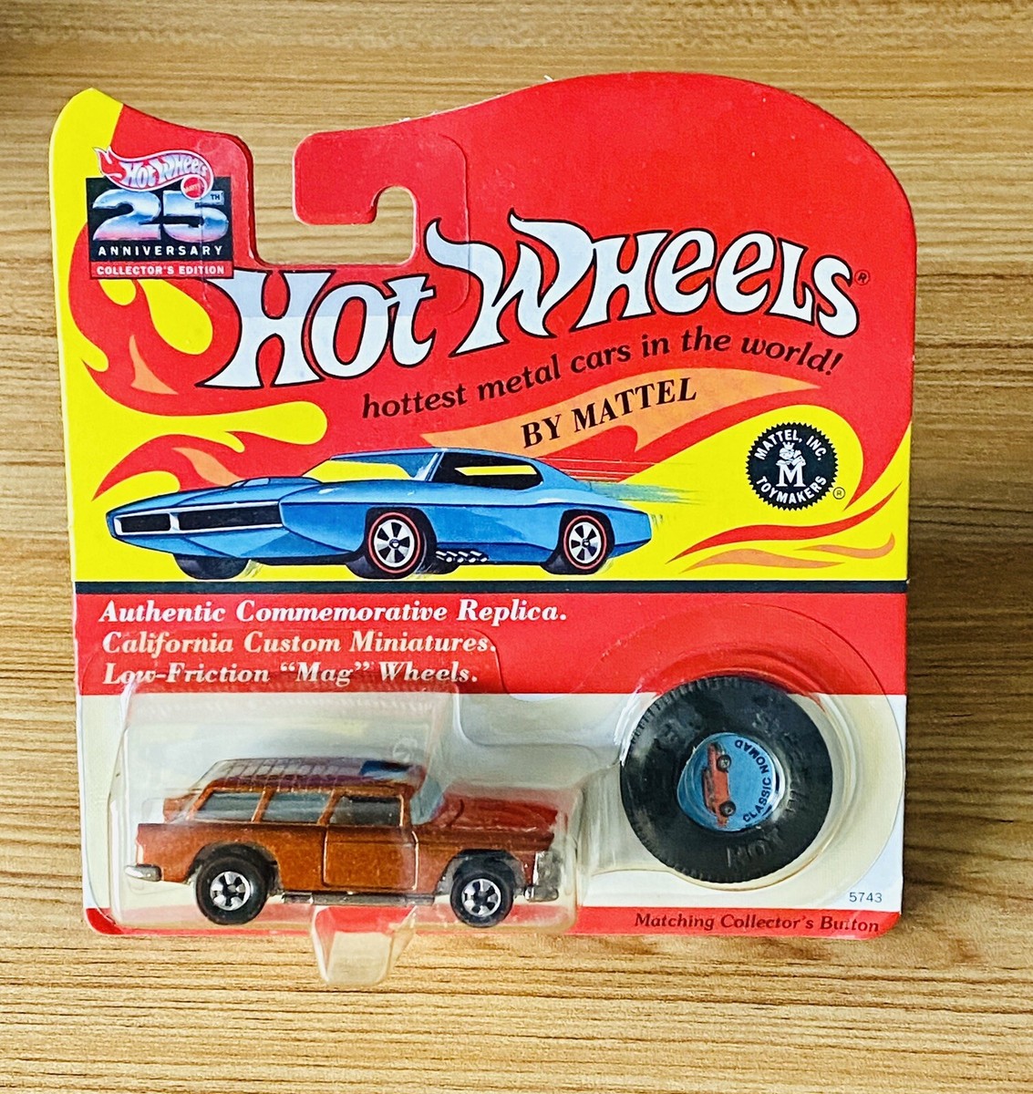 ホットウィール 25TH ANNIVERSARY CLASSIC NOMAD Hot Wheels Redline 25th Anniversary Classic Nomad Orange MOC