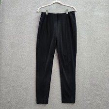 J Jill Women Leggings M Black Viscose Nylon Ponte Casual 26" Inseam