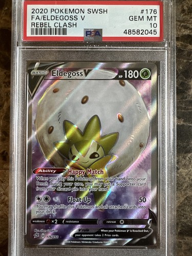 Eldegoss V graded PSA 10 for sale on eBay