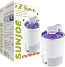 Sun Joe SJ-BZ15W-WHT UV Indoor Insect Fruit Fly Trap for Small Flying Insects, N