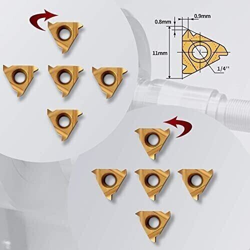 Herramientas de roscado de torno corte de metal - soporte de rosca externo/interno SER - Imagen 7 de 7