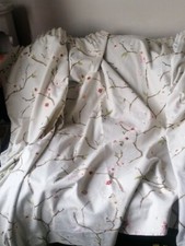 Prestigious Quality Cherry Blossom Cotton Lined Quality Curtains  64" W x62 "L 